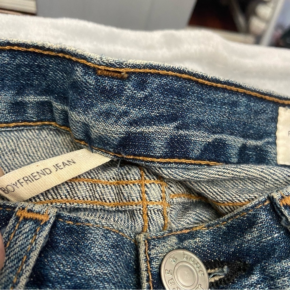 rag & bone/JEAN Boyfriend Buckley Ripped-Knee Jeans 28848 - Picture 5 of 13